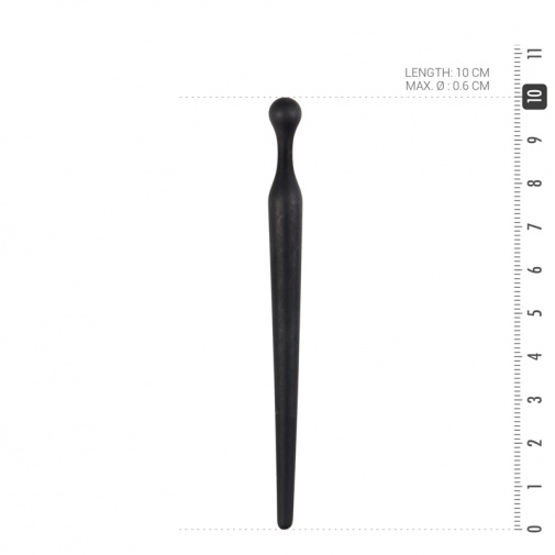 Sinner Gear - Smooth Silicone Penis Plug - Black photo