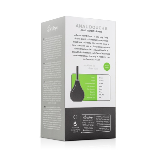 Easytoys -后庭灌洗器 细码 - 黑色 照片