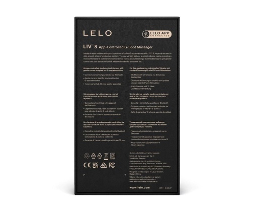 Lelo - Liv 3 優質G點震動棒 可連應用程式 - 梅子色 照片