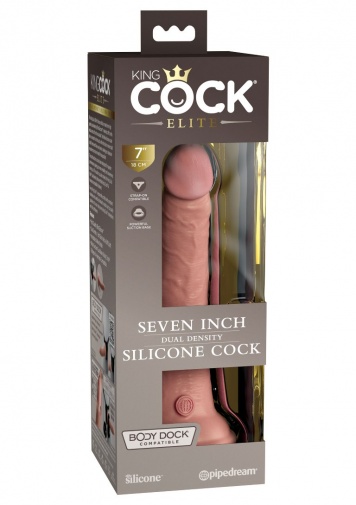 King Cock - 7" Elite Cock - Flesh photo