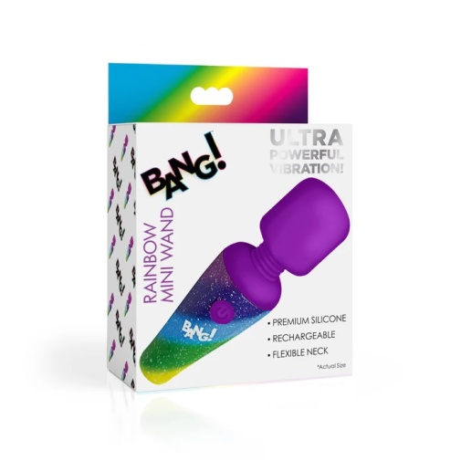 Bang! - Rainbow Mini Wand Vibrator 照片