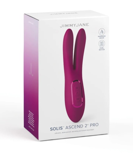 JimmyJane - Solis Ascend 2 Pro 加溫兔仔震動器 - 粉紅色 照片
