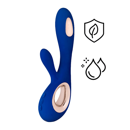 Lelo - Soraya Wave Rabbit Vibrator - Midnight Blue photo