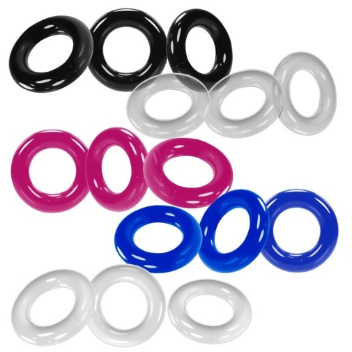 Oxballs - Willy Cockrings 3's Pack - Clear 照片