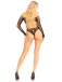 Leg Avenue - Say My Name Crotchless Teddy - Black photo-6