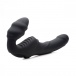 Strap U - Slim Rider 螺旋纹震动式免束带穿戴式假阳具 - 黑色 照片-4