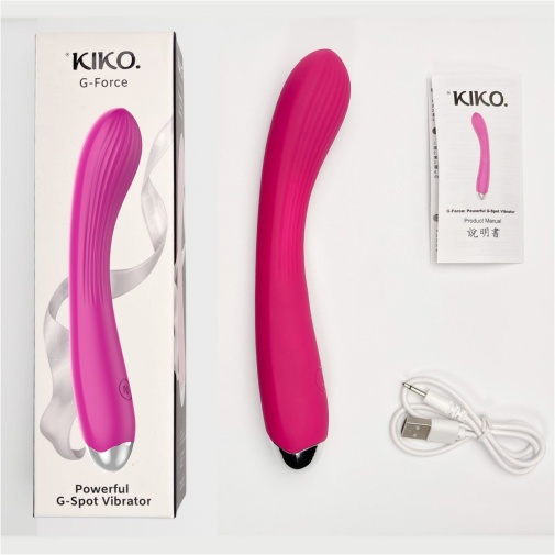KIKO - G-Force Powerful G-Spot Vibrator - Rose Red photo