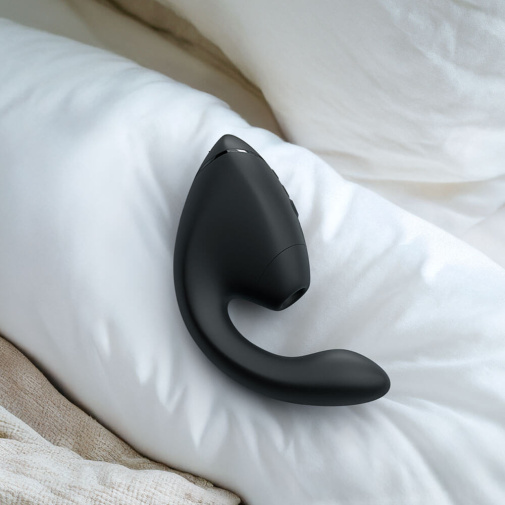Womanizer - Next DUO 3D阴蒂吸啜及G点按摩器 - 黑色 照片