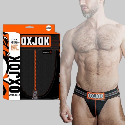 Oxjok - Slingjock w Ring - Black Iron - XXL photo