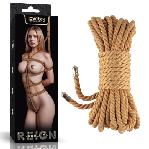 Lovetoy 叛逆的操控師 絲質光滑束縛繩 10米 - 原色 照片