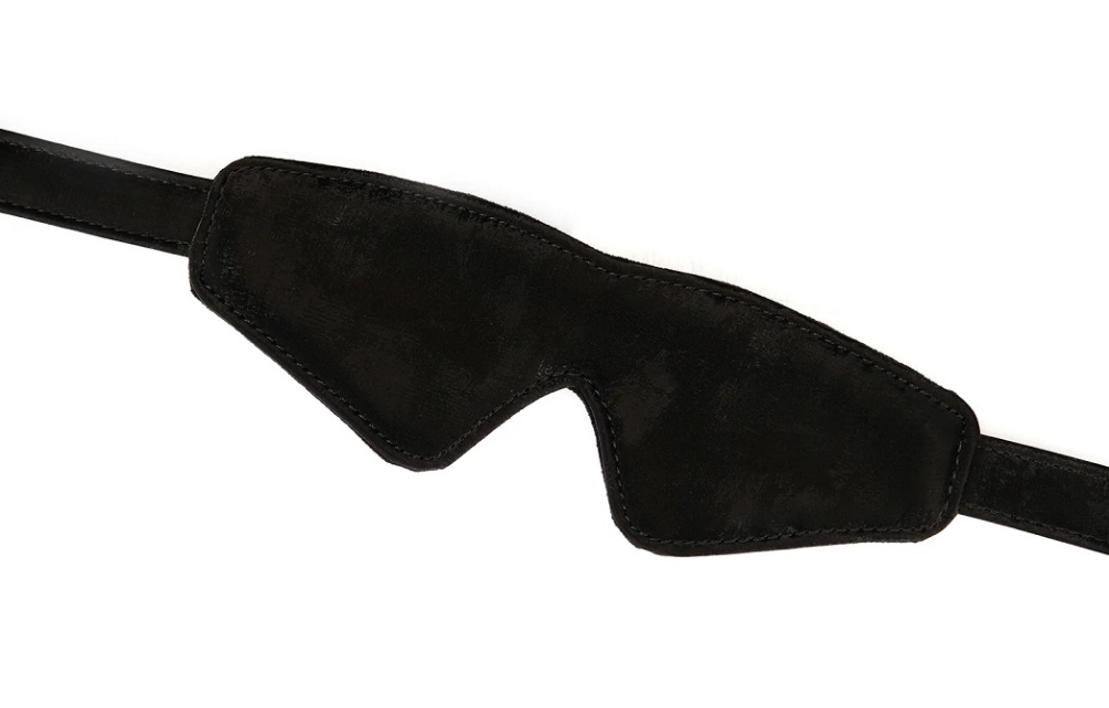 Delve into the erotic world of sensory deprivation with this... Liebe Seele - Boudoir Amor Blindfold - Black photo-3
