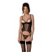 Passion - Marina Corset - Black - L/XL photo
