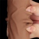 Lovetoy - 12" Sliding Skin Dildo - Brown 照片-3