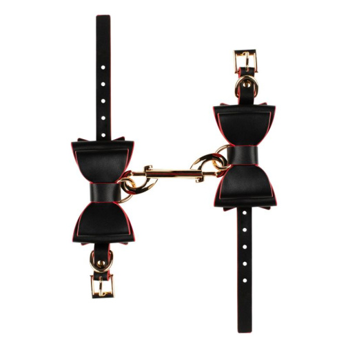 Indulge in the ultimate experience of luxury and control wit... Bedroom Fantasies - Crimson & Ebony SM Set 8pcs - Black/Red photo