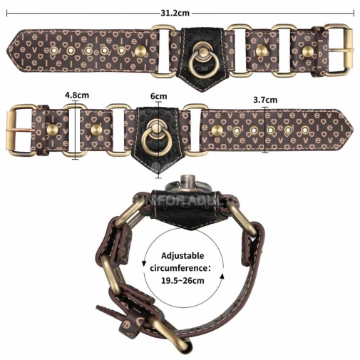Lovetoy - Rebellion Reign Hogtie Set - Black photo