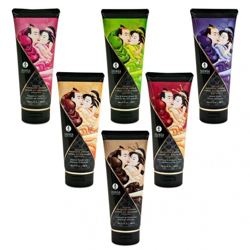 Shunga - 杏仁味可食用按摩乳霜 - 200ml 照片