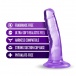 B Yours Plus - Hard & Happy Dildo 14cm - Purple photo-4