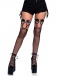 Leg Avenue - Bat Wing Thigh Garters - Black photo-4