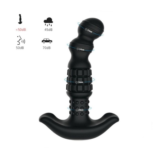 Honey Play Box - 旋转滚珠前列腺按摩器 - 黑色 照片