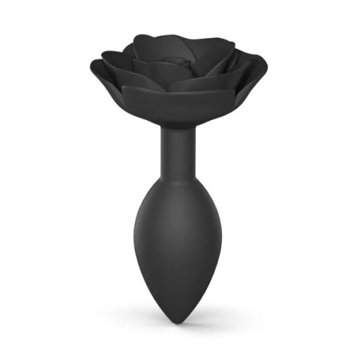 Love to Love - Open Roses Anal Plug L - Black photo