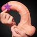 Lovetoy - 10" 雙層皮膚矽膠製仿真陽具 - 肉色 照片-2
