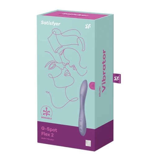 Satisfyer - Flex 2 G点震动器 - 淡紫色 照片