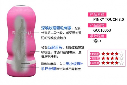 Genmu - Cozy Touch Ver 3.0 - Pink photo