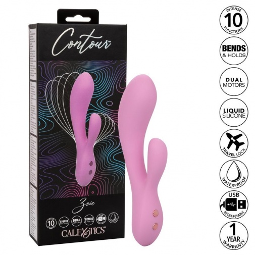 CEN - Contour Zoie 兔仔震棒 - 粉红色 照片