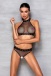 Passion - Moonlight Crotchless Set - Black - L/XL photo-3