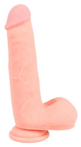 Medical Silicone - 帶陰囊假陽具 20 厘米 照片