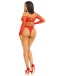Leg Avenue - Say My Name Crotchless Teddy - Red photo-6
