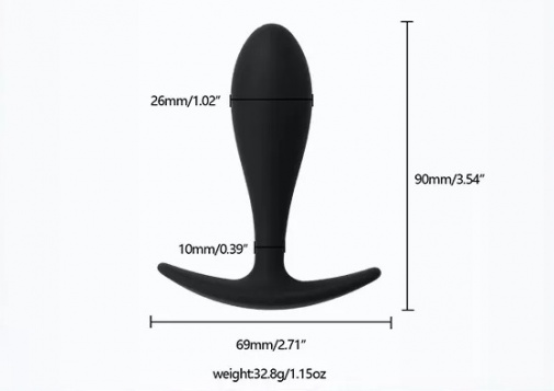 MT - Blob Anchor Plug M - Black photo