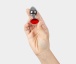 Secret Play - Metal Anal Plug S - Red photo-2