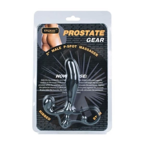 Erokay - 5" P-Spot Massager - Black photo