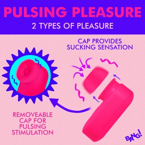 Bang! - Mini Clitoral Stimulator - Pink photo