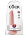 King Cock - 仿真假陽具連睪丸 6'' - 肉色 照片-7