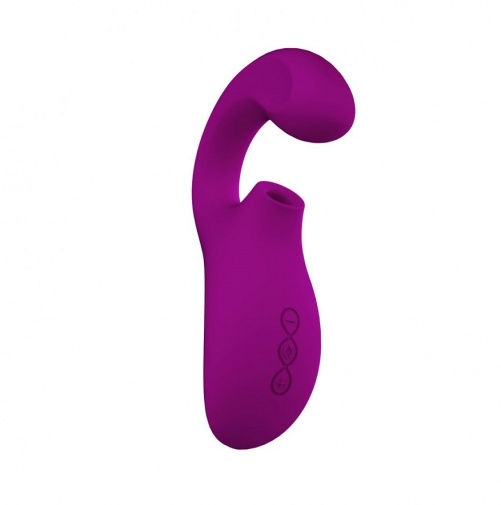 Lelo - Enigma Cruise 阴蒂吸啜及G点双重刺激声波按摩器 - 深玫瑰色 照片