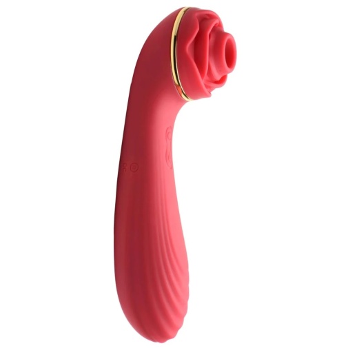 Bloomgasm - 10X Suction Rose Vibrator - Red photo