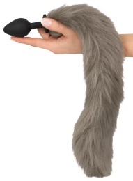 You2Toys - Fox Tail Plug - Grey photo