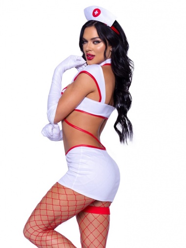 Leg Avenue - Heartstopping Nurse Costume - White - M photo