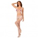 Obsessive - Bodystocking G330 - White - XL/XXL photo