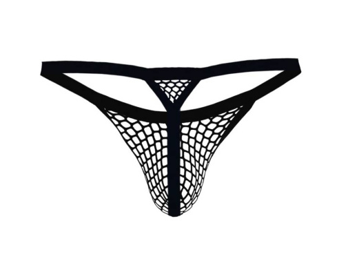 Cut4men - Mesh Thong - Black - L photo