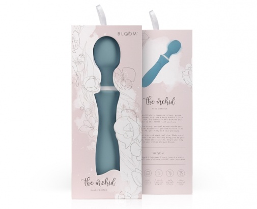 Bloom - Orchid Wand Vibrator - Blue photo