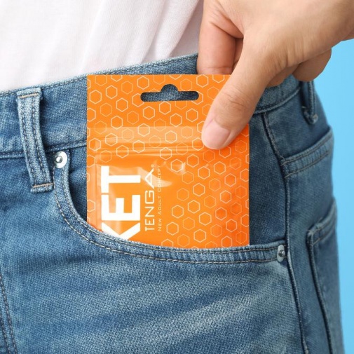 Tenga - Pocket Block Hexa-Brick - Orange photo