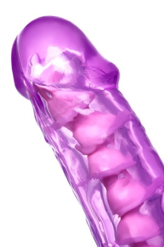 A-Toys - Celiam 彈性可彎曲仿真陽具 20.5cm - 紫色 照片
