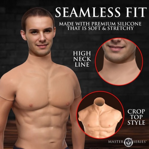 Master Series - Ripped Silicone Male Chest S 照片