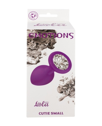 Lola Games - Emotions Anal Plug S - Purple/Clear photo
