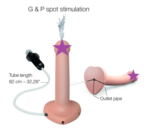 Strap-On-Me - Squirting Realistic Dildo L - Vanilla photo