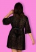 Obsessive - Jagueria Peignoir - Black - 4XL/5XL photo-6
