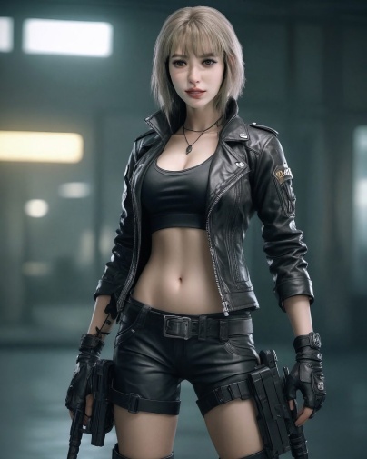 Janna 魔鬼身材白发女特务 超逼柔软TPE仿真性爱娃娃 165 cm (矽胶头) 照片